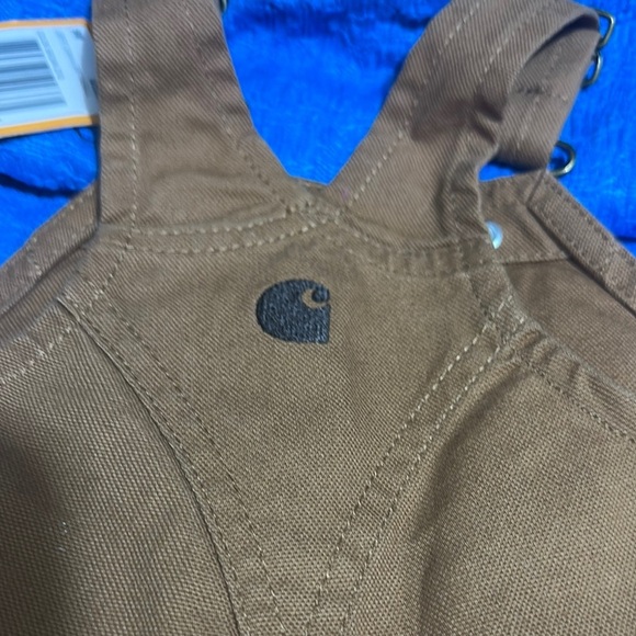Carhartt Brown Overalls with Reinforced Knees - Picture 6 of 9
